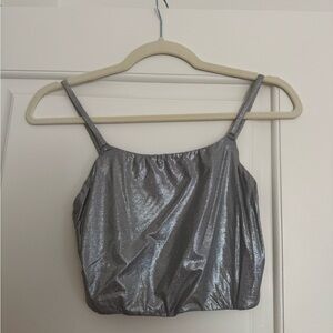 Skims Fits Everybody Tank- Metallic Silver